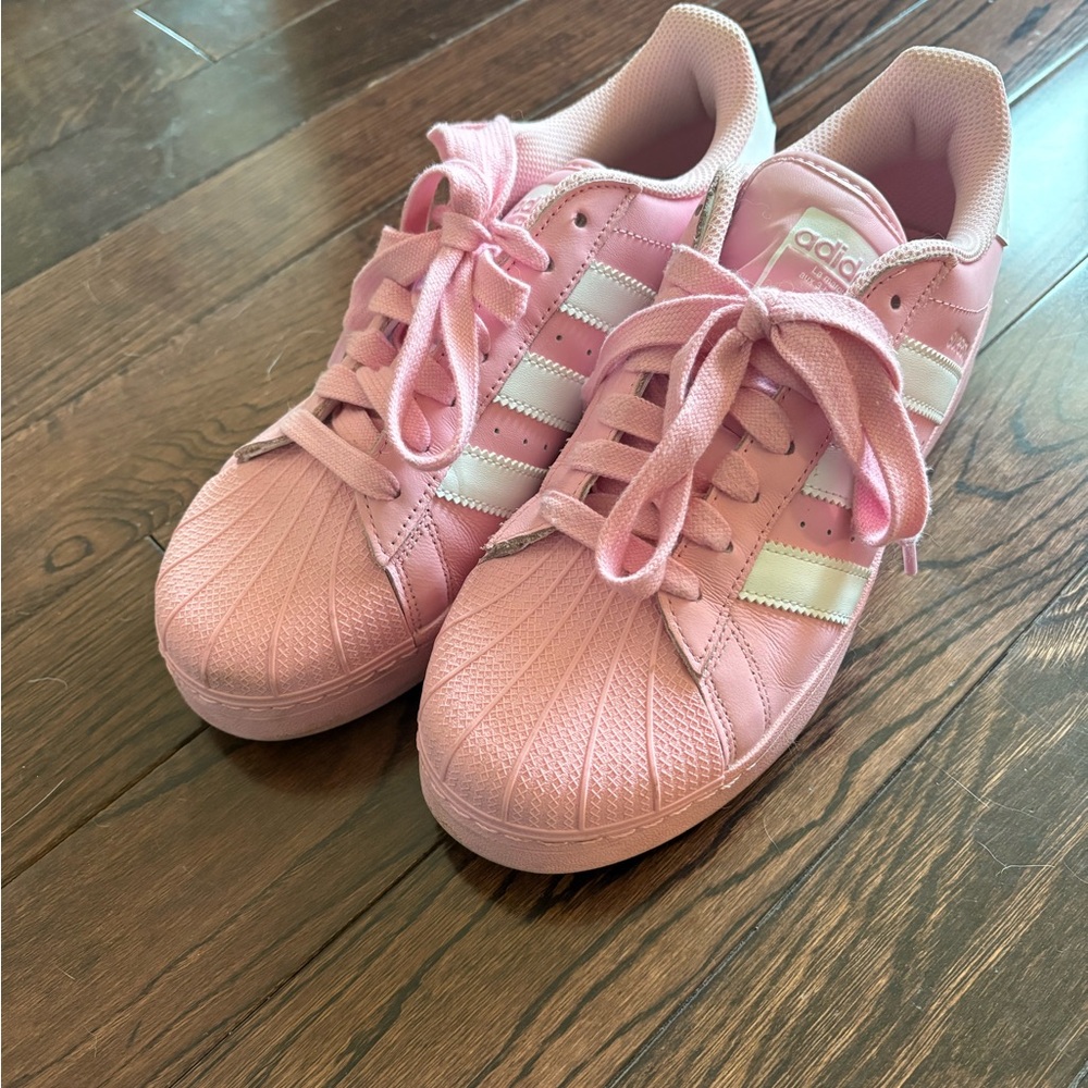 adidas Pink and White Women's Sneakers